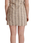 Dolce & Gabbana Chic Checkered Shift Mini Dress