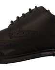 Dolce & Gabbana Elegant Calfskin Derby Oxford Wingtips