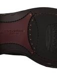 Dolce & Gabbana Elegant Calfskin Derby Oxford Wingtips