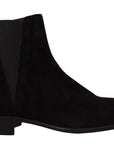 Dolce & Gabbana Elegant Suede Leather Chelsea Boots