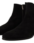 Dolce & Gabbana Elegant Suede Leather Chelsea Boots