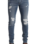 Dolce & Gabbana Elegant Light Blue Skinny Denim Pants