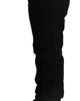 Dolce & Gabbana Elegant Skinny Black Cotton Pants