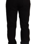 Dolce & Gabbana Elegant Skinny Black Cotton Pants