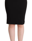 Dolce & Gabbana Chic High Waist Pencil Skirt in Black