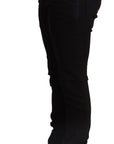Dolce & Gabbana Elegant Slim Fit Black Denim Jeans