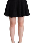 Dolce & Gabbana Elegant Knitted A-Line Mini Skirt