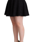 Dolce & Gabbana Elegant Knitted A-Line Mini Skirt