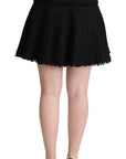 Dolce & Gabbana Elegant Knitted A-Line Mini Skirt
