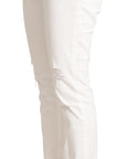 Dolce & Gabbana Elegant White Skinny Denim Jeans