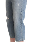 Dolce & Gabbana Chic Capri Cropped Denim Jeans