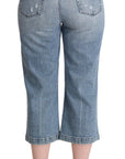 Dolce & Gabbana Chic Capri Cropped Denim Jeans