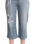 Dolce & Gabbana Chic Capri Cropped Denim Jeans