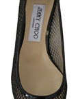 Jimmy Choo Chic Patent Mesh Pointed Pumps