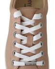 Jimmy Choo Powder Pink Nappa Leather Sneakers
