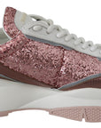 Jimmy Choo Candyfloss Glitter Sneaker Euphoria