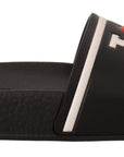 Dolce & Gabbana Elegant Black Leather Slide Sandals for Her