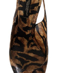 Dolce & Gabbana Tiger Pattern Slingback Heels Pumps