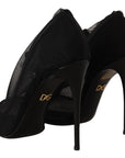 Dolce & Gabbana Elegant Black Stretch Socks Boots