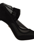 Dolce & Gabbana Elegant Black Stretch Socks Boots