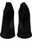 Dolce & Gabbana Elegant Black Stretch Socks Boots