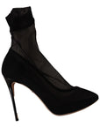 Dolce & Gabbana Elegant Stretch Sock Boot Pumps