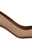 Dolce & Gabbana Elegant Beige Leather Pumps