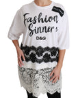 Dolce & Gabbana Chic DG Fashion Sinners Oversized Tee