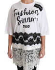 Dolce & Gabbana Chic DG Fashion Sinners Oversized Tee