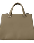 Karl Lagerfeld Enchanting Sage Green Leather Tote