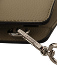 Karl Lagerfeld Enchanting Sage Green Leather Tote