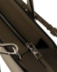Karl Lagerfeld Enchanting Sage Green Leather Tote