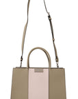 Karl Lagerfeld Elegant Sage Green Tote Shoulder Bag