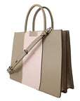 Karl Lagerfeld Elegant Sage Green Tote Shoulder Bag