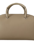 Karl Lagerfeld Elegant Green Shoulder Handbag