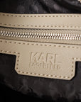 Karl Lagerfeld Elegant Green Shoulder Handbag