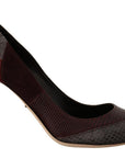 Dolce & Gabbana Multicolor Exotic Leather Heels Pumps