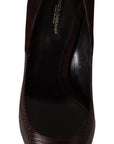 Dolce & Gabbana Multicolor Exotic Leather Heels Pumps