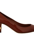 Dolce & Gabbana Elegant Patent Leather Heels Pumps