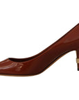Dolce & Gabbana Elegant Patent Leather Heels Pumps