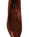 Dolce & Gabbana Elegant Patent Leather Heels Pumps