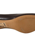 Dolce & Gabbana Elegant Brown Leather Heels Pumps