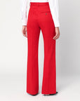 Vivienne Westwood Vivienne Westwood Red flared pants in wool