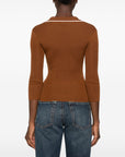 Elisabetta Franchi Elisabetta Franchi T-shirts and Polos BROWN