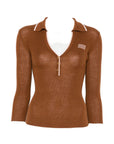 Elisabetta Franchi Elisabetta Franchi T-shirts and Polos BROWN