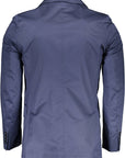 Gant Blue Cotton Men Jacket