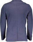 Gant Blue Cotton Men Jacket