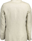 Gant Beige Linen Men Jacket