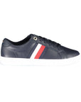 Tommy Hilfiger Blue Leather Women Sneaker