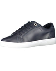 Tommy Hilfiger Blue Leather Women Sneaker